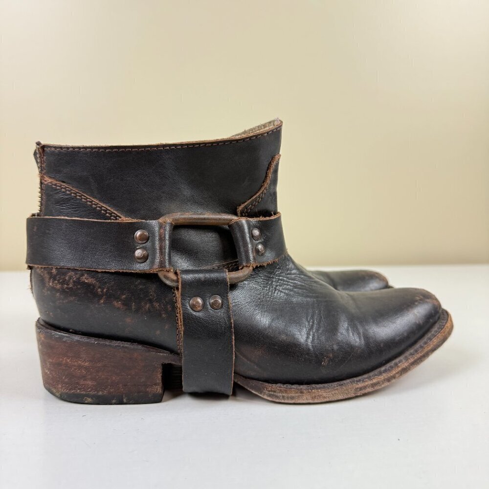 EUC Freebird by Steven PHLOW Distressed Leather Ankle Boots